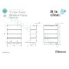 Filtre à Douche Medium dimensions tuyaux-Filtreco