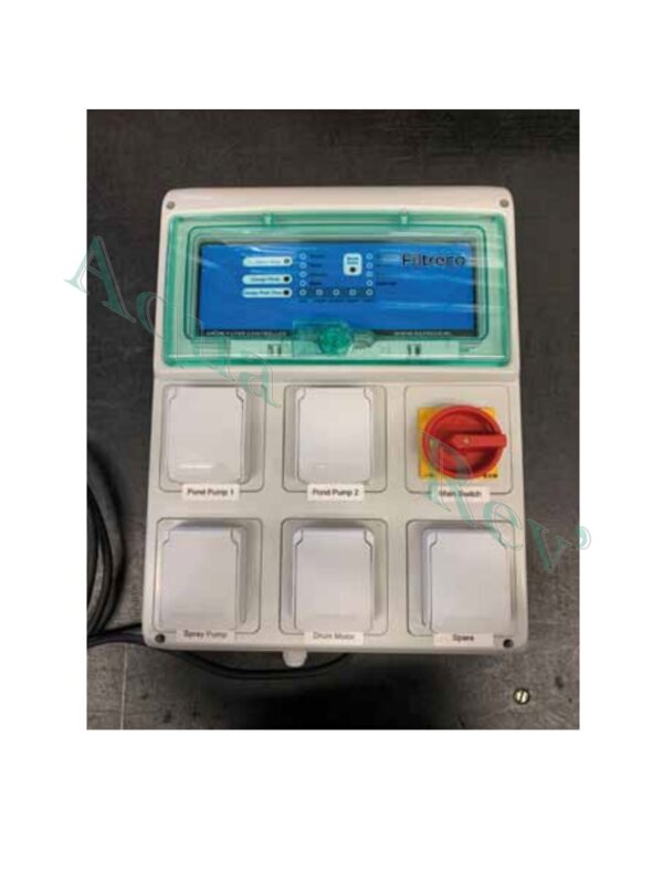 Filtre à tambour Combi Drum 25 pompage tableau de commande - Filtreco
