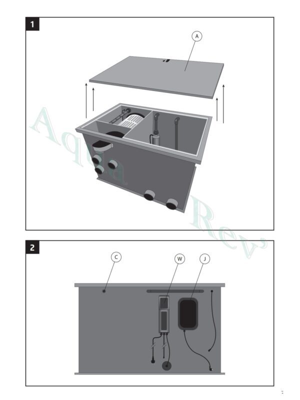 Filtre à tambour Combi Next schema Filtreau