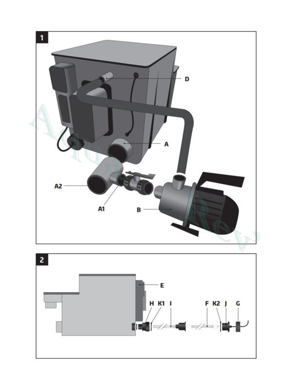 Filtre à tambour Super Mini Drum montage1 Filtreau