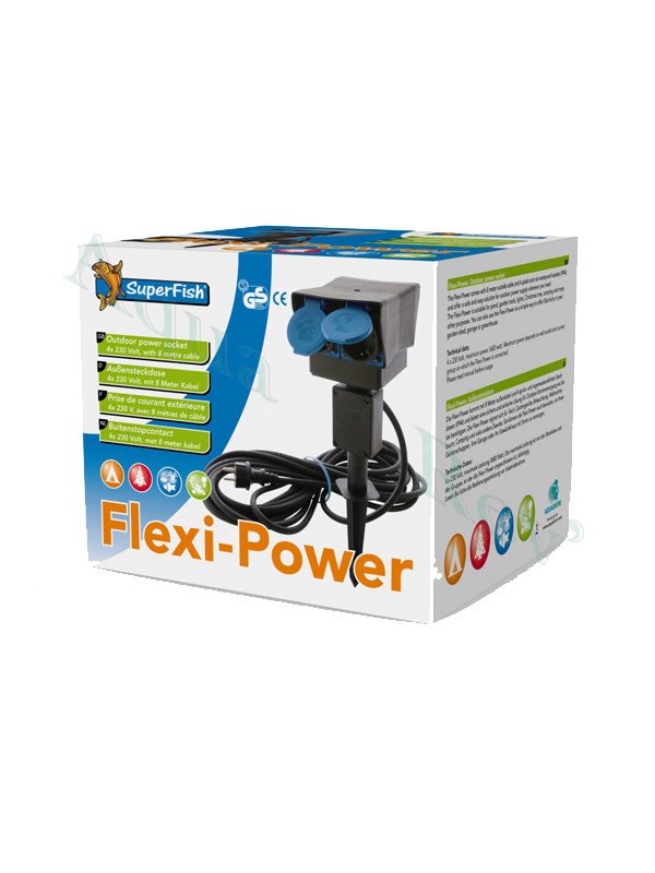 Flexi-power rallonge électrique 4 prises - SuperFish