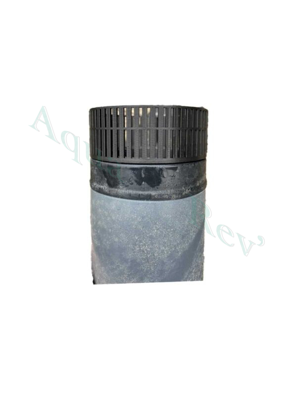 Grille 3D avec bord skimmer tube 117mm en place