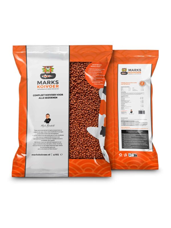 Marks nourriture koi sac recto verso