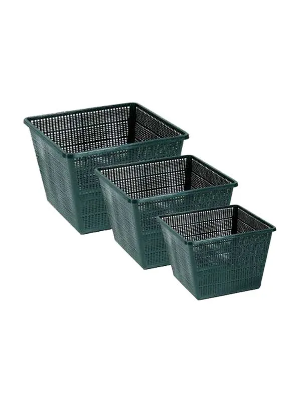 gamme paniers carré pour plantes aquatiques