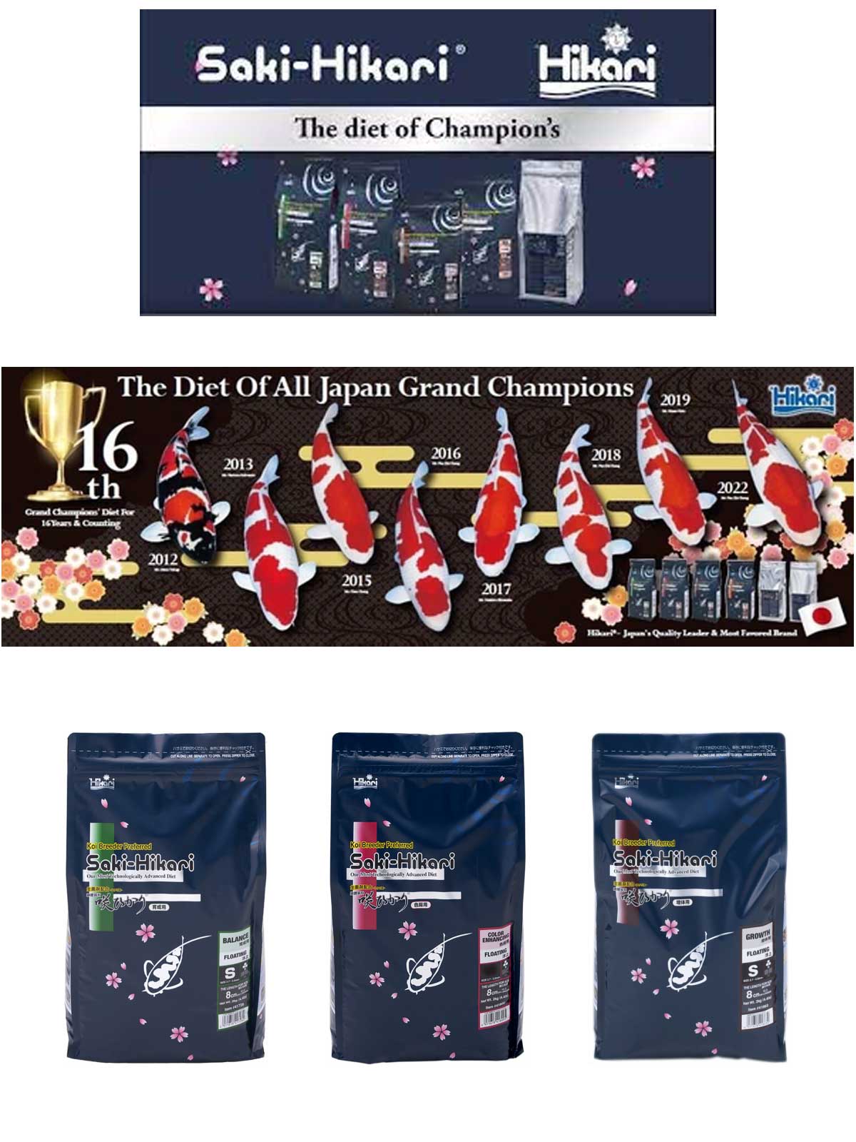 saki hikari nourriture pour carpes koi