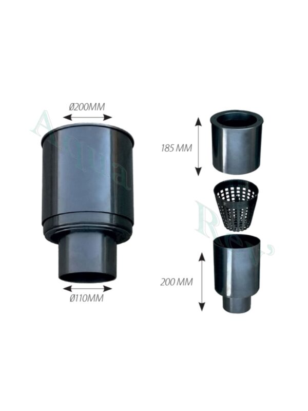 Skimmer flottant avec panier Aquaforte