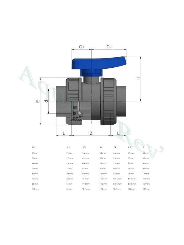 Vannes-bille-dimensions