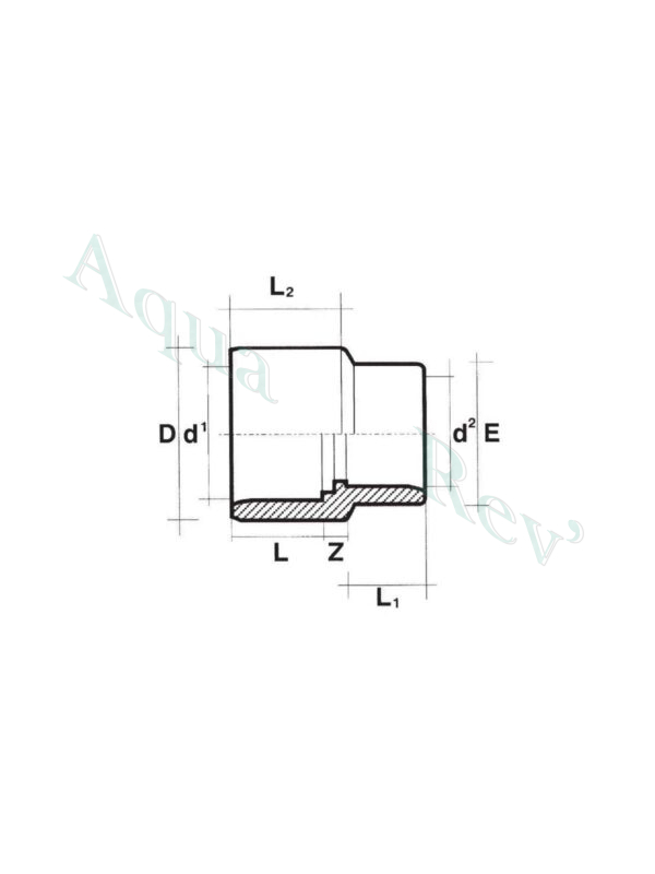manchon de réduction pvc dimensions